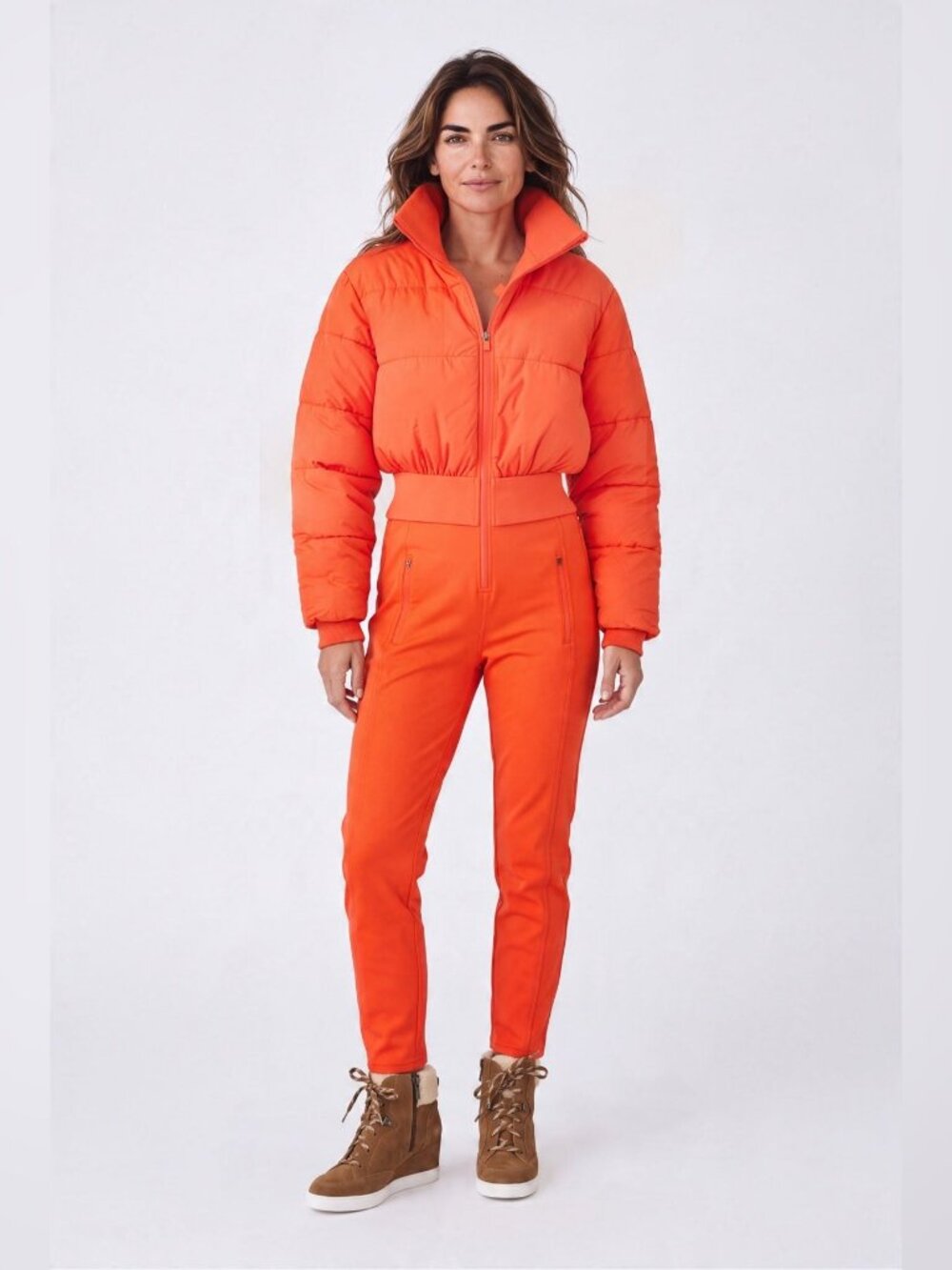 Free People FP Movement Downhill Diva Ski Suit – Flame Red